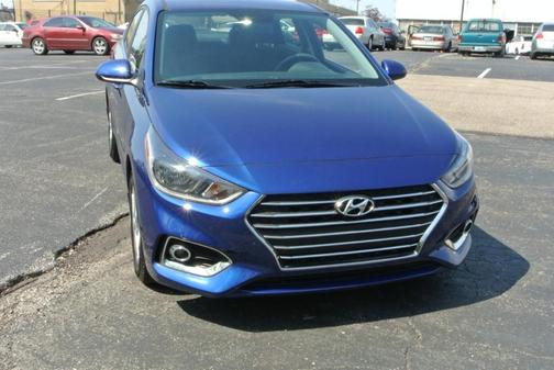Blue 2021 Hyundai Accent SEL