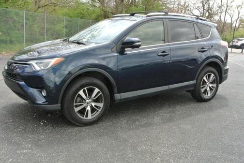 Blue 2018 Toyota RAV4 XLE