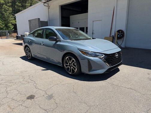 Atlantic Gray Metallic 2025 Nissan Sentra SR