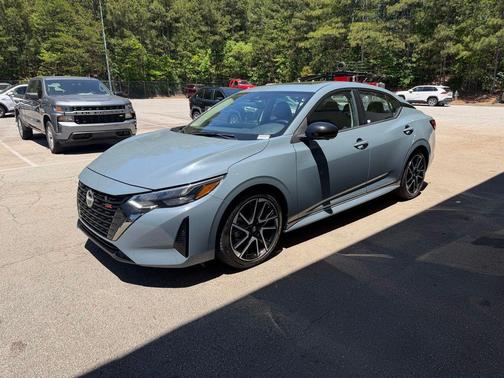 Atlantic Gray Metallic 2025 Nissan Sentra SR