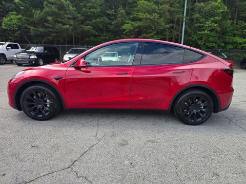 Red Multi-Coat 2021 Tesla Model Y Long Range Dual Motor All-Wheel Drive