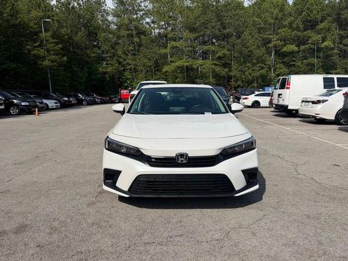 Platinum White Pearl 2022 Honda Civic EX