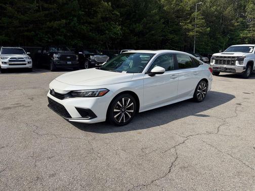 Platinum White Pearl 2022 Honda Civic EX