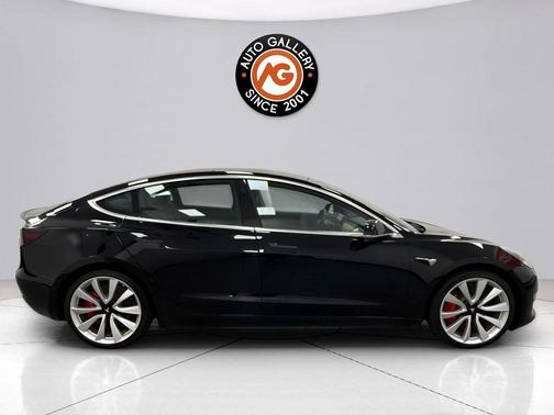 Solid Black 2019 Tesla Model 3 Long Range