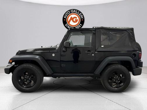Black Clearcoat 2016 Jeep Wrangler Willys Wheeler