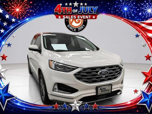 WHITE PLATINUM MET TRI-COAT 2019 Ford Edge Titanium