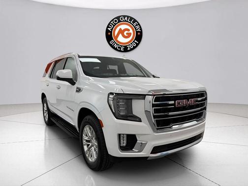 Summit White 2021 GMC Yukon SLT