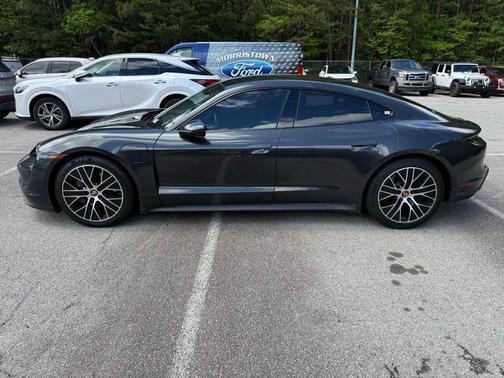 Volcano Grey Metallic 2021 Porsche Taycan Base