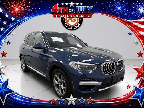Phytonic Blue Metallic 2021 BMW X3 xDrive30i