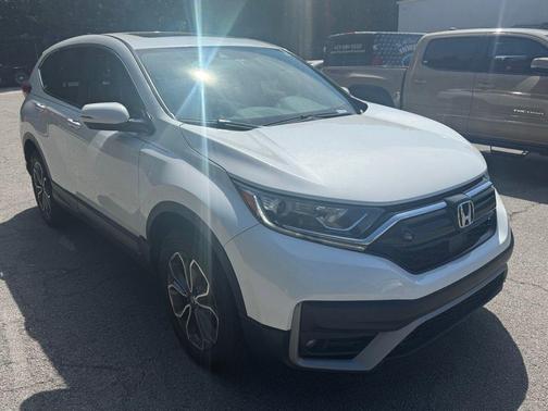 Platinum White Pearl 2021 Honda CR-V AWD EX-L