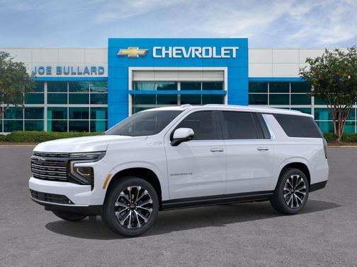 Polar White Tricoat 2026 Chevrolet Suburban High Country, RWD