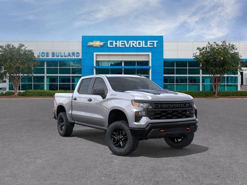 Sterling Gray Metallic 2026 Chevrolet Silverado 1500 Custom Trail Boss