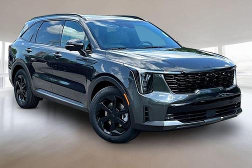 Gray 2026 Kia Sorento Hybrid X-LINE SX PRESTIGE