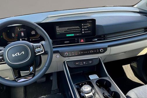 Ceramic Silver 2026 Kia Carnival Hybrid EX