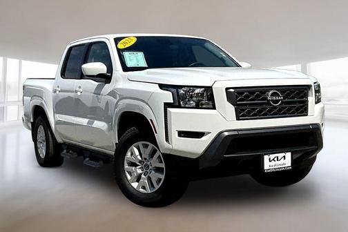 Glacier White 2023 Nissan Frontier SV