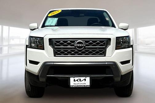 Glacier White 2023 Nissan Frontier SV