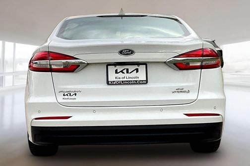 Oxford White 2019 Ford Fusion Hybrid SE