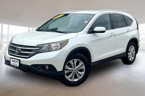 White 2013 Honda CR-V EX-L