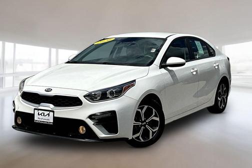 Clear White 2020 Kia Forte LXS
