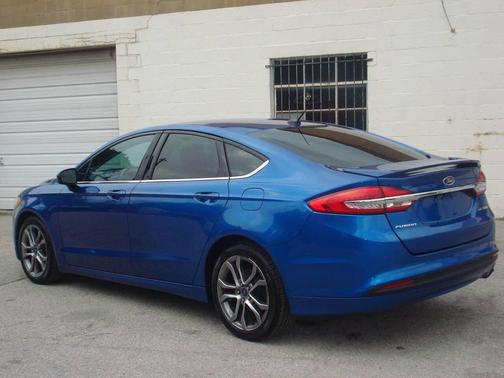 Blue 2017 Ford Fusion SE