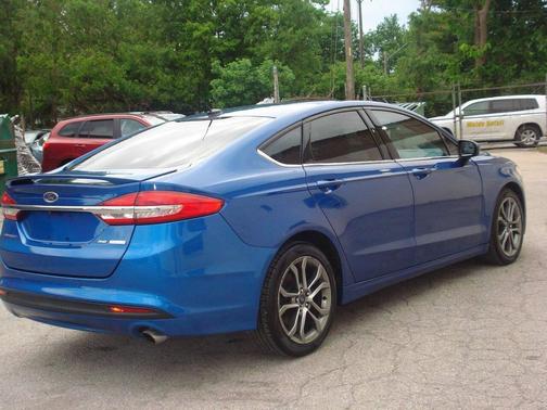Blue 2017 Ford Fusion SE
