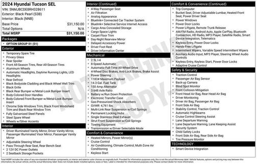 2024 Hyundai TUCSON SEL