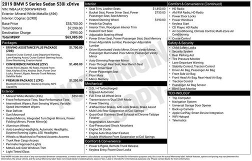 2019 BMW 530 i xDrive