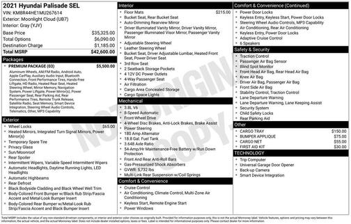 2021 Hyundai PALISADE SEL