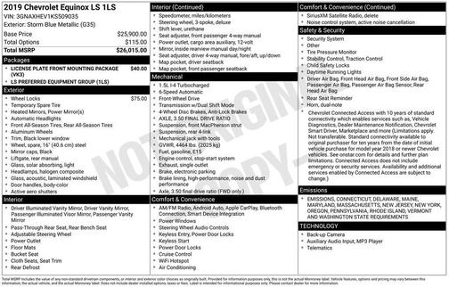 2019 Chevrolet Equinox LS