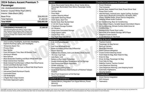 2024 Subaru Ascent Premium