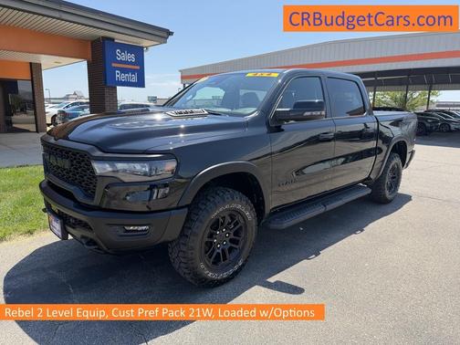 Black 2025 RAM 1500 Rebel