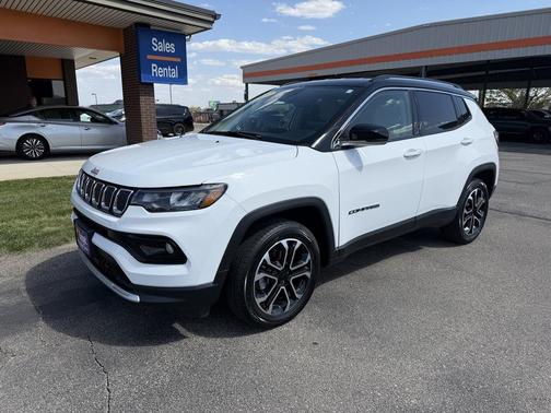 White 2022 Jeep Compass Limited