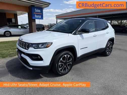 White 2022 Jeep Compass Limited