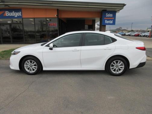 White 2025 Toyota Camry LE