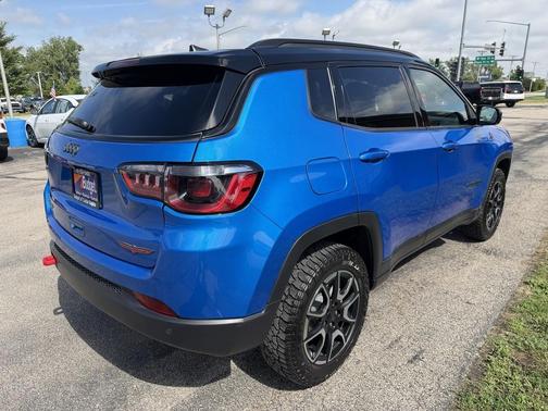 Blue 2024 Jeep Compass Trailhawk