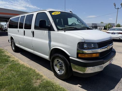 White 2024 Chevrolet Express 3500 LT