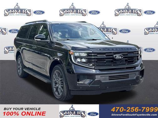 Black Metallic 2026 Ford Expedition Max Platinum