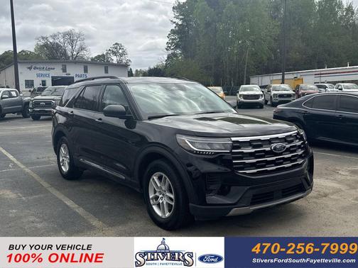 Black Metallic 2025 Ford Explorer Active