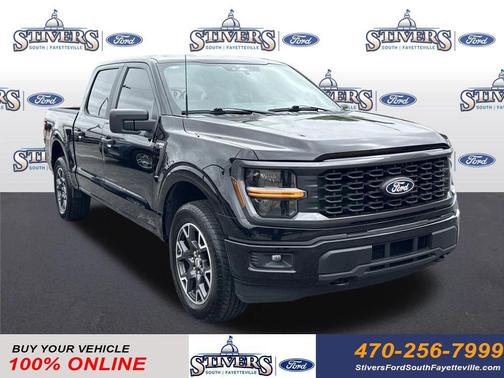 Black Metallic 2024 Ford F-150 STX