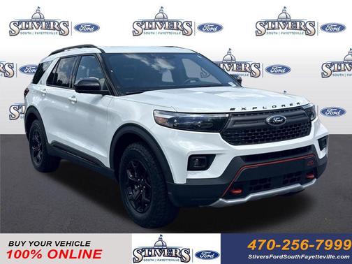 White Metallic 2023 Ford Explorer Timberline
