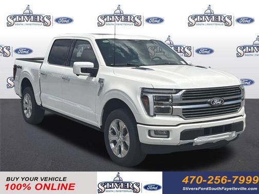 Star White Metallic Tri-Coat 2026 Ford F-150 Platinum