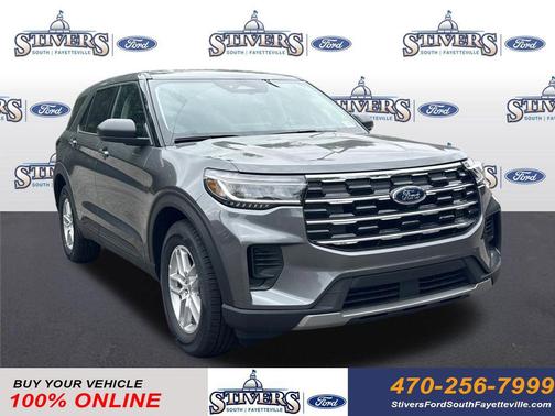 Gray Metallic 2026 Ford Explorer Active