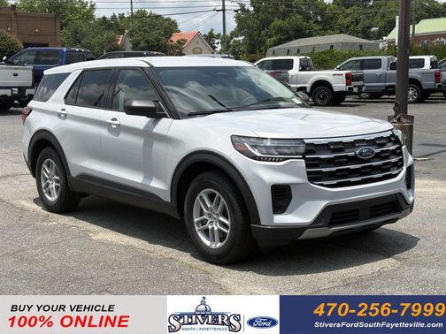 White Metallic 2026 Ford Explorer Active