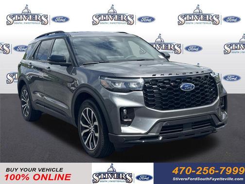Gray Metallic 2026 Ford Explorer ST-Line