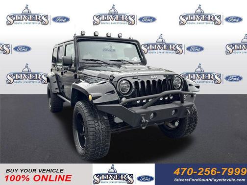 Black Clearcoat 2015 Jeep Wrangler Unlimited Sahara