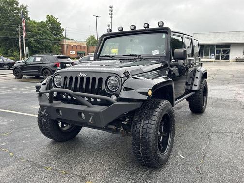 Black Clearcoat 2015 Jeep Wrangler Unlimited Sahara