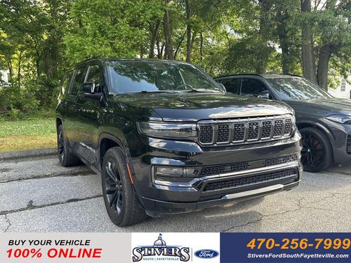 Diamond Black Crystal Pearlcoat 2023 Jeep Grand Wagoneer Obsidian 4x4