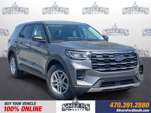 Gray Metallic 2026 Ford Explorer Active