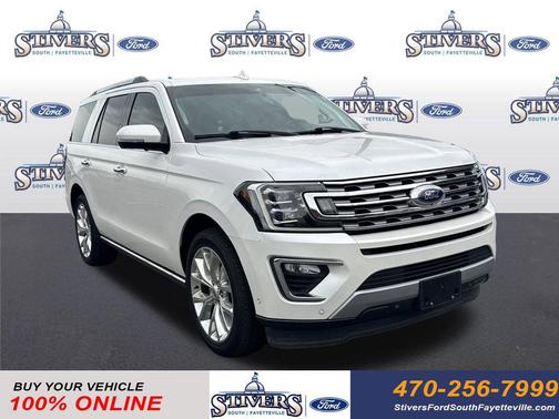 White Platinum Clearcoat Metallic 2019 Ford Expedition Limited