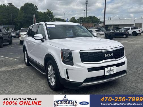 Glacial White Pearl 2022 Kia Telluride LX